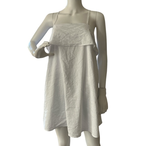 Divided By H&M Short, A-line dress in crisp poplin with a wide, foldover top - Picture 1 of 7